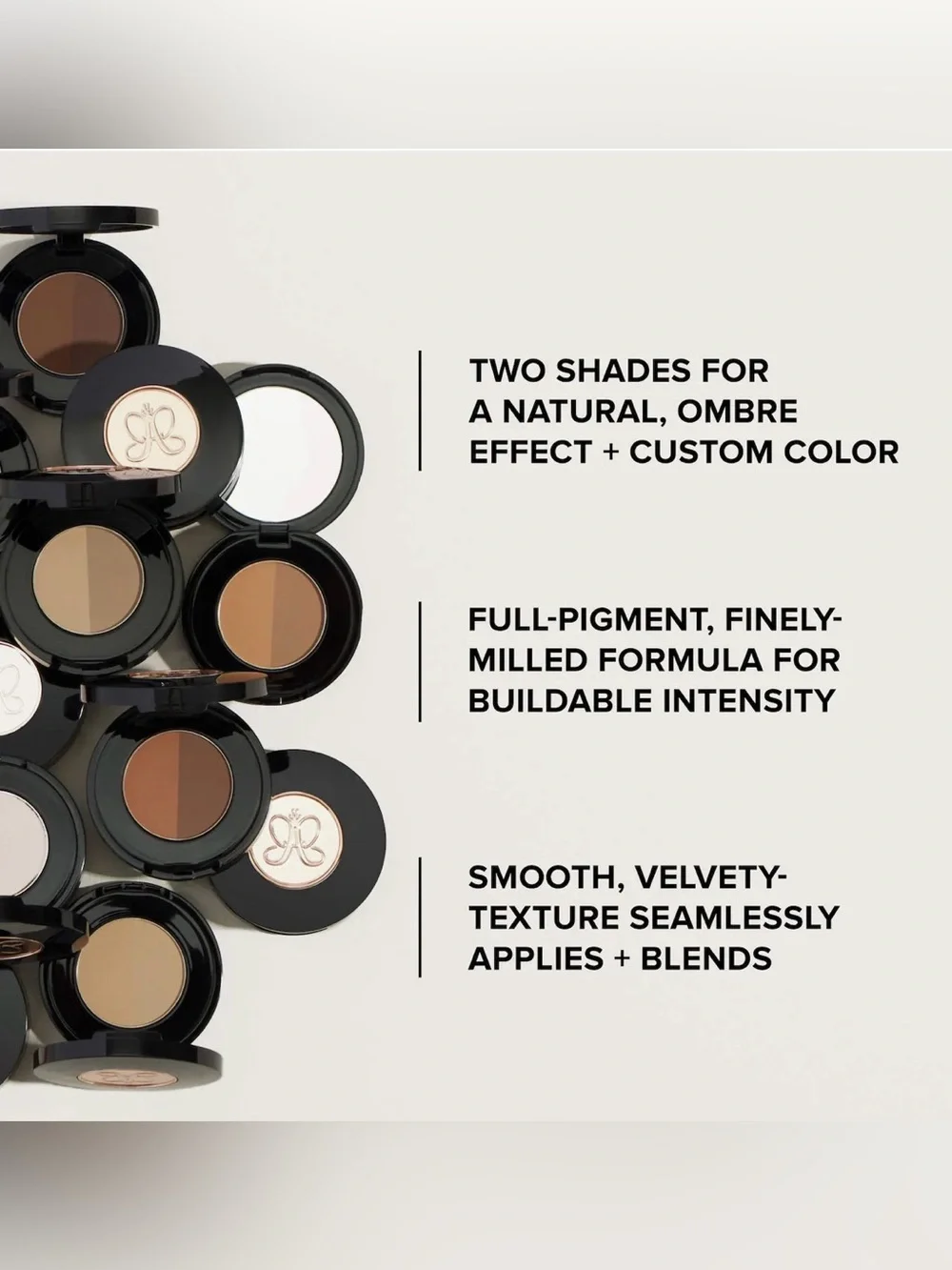 💫NEW-Anastasia Beverly Hills  Brow Powder Duo Dual-Shade Fill & Define-Granite